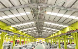 永磁变频大型工业吊扇,扇叶直径7.3M-【广州奇翔】