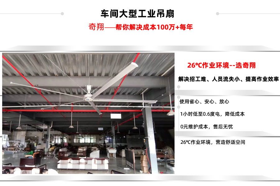 车间大型工业吊扇